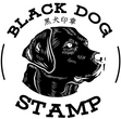 black dog stamp